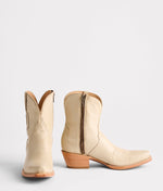 Lucchese Bootmake April Leather Boot - Cream