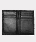 Lucchese Bootmake Bifold Wallet – Ostrich - Black