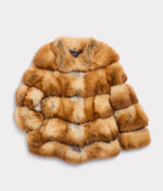 lucchese bootmake Canadian Red Fox Jacket - Caramel