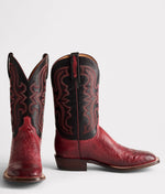 Lucchese Bootmake Cecil Exotic Boot - Black Cherry