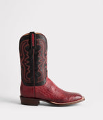 lucchese bootmake Cecil Exotic Boot - Black Cherry