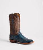 Lucchese Bootmake Cliff Boot - Navy/Chocolate