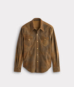 lucchese bootmake Colt Leather Shacket