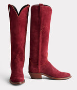 Lucchese Bootmake Edie Boot - Burgundy