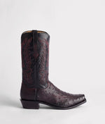 lucchese bootmake Elgin Boot - Black Cherry/Black