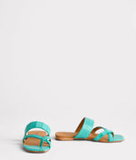 Lucchese Bootmake Fiorella Shoe - Turquoise