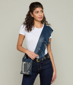 Lucchese Bootmake Fringe Handbag Strap - Navy