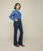 Lucchese Bootmake Hadley High-Waist Flare Jean