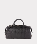 lucchese bootmake Hand-Tooled Duffle - Black