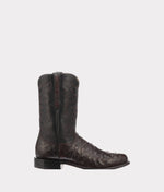 lucchese bootmake Hudson Boot - Black Cherry + Black