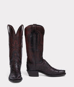 Lucchese Bootmake Josephine Boot - Black Cherry