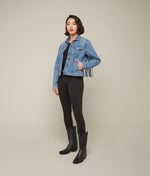 Lucchese Bootmake Justine Fringe Denim Jacket