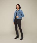 Lucchese Bootmake Justine Fringe Denim Jacket