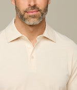 Lucchese Bootmake Lucchese Pima Blend Polo - Cream