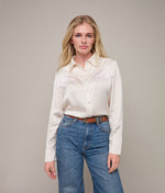 Lucchese Bootmake Mary Jane Fringe Blouse