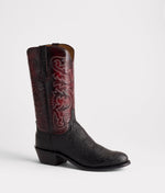 Lucchese Bootmake Nathan Boot - Black + Black Cherry