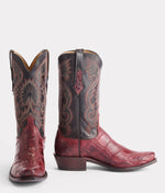 Lucchese Bootmake Rio Boot - Black Cherry + Black