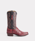lucchese bootmake Rio Boot - Black Cherry + Black