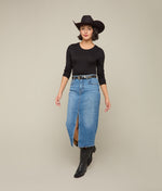 Lucchese Bootmake Rose Pencil Skirt