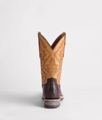 Lucchese Bootmake Rowdy Caiman Boot - Chocolate