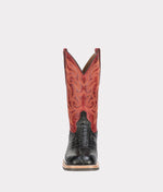 Lucchese Bootmake Rowdy Hornback Caiman Boot - Black