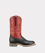 lucchese bootmake Rowdy Hornback Caiman Boot - Black