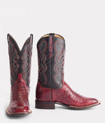 Lucchese Bootmake Roy Boot - Black Cherry + Black