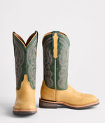 Lucchese Bootmake Ruth Boot - Cognac + Green
