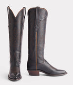 Lucchese Bootmake Saltillo Tall Boot - Black + Cognac
