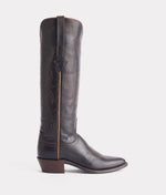 lucchese bootmake Saltillo Tall Boot - Black + Cognac