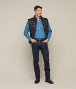 Lucchese Bootmake Smooth Baby Buffalo Belt - Black