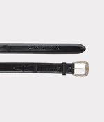 Lucchese Bootmake Smooth Goat Belt - Black