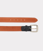 Lucchese Bootmake Smooth Goat Belt - Black