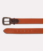 Lucchese Bootmake Smooth Goat Belt - Chocolate