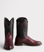 Lucchese Bootmake Sunset Exotic Boot - Black Cherry