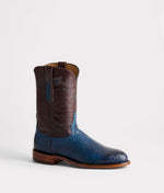 Lucchese Bootmake Sunset Exotic Boot - Navy
