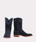 Lucchese Bootmake Sunset Suede Boot - Navy