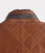 Lucchese Bootmake Vail Quilted Leather Vest