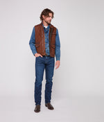 Lucchese Bootmake Vail Quilted Leather Vest