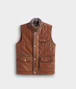 lucchese bootmake Vail Quilted Leather Vest