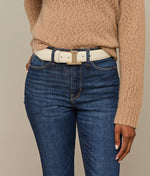 Lucchese Bootmake Women's Mirrored L Belt