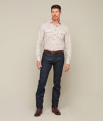 Lucchese Bootmake Men's Brown Leather Belt - Ultra Belly Caiman - Sienna