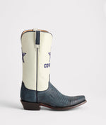 lucchese bootmake Men's Lucchese x Dallas Cowboys Legacy Boot - Navy