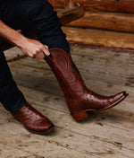 Lucchese Bootmake Randall Boot - Sienna + Pecan Cowboy Boots