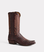 Lucchese Bootmake Walter Boot - Barrel Brown + Chocolate