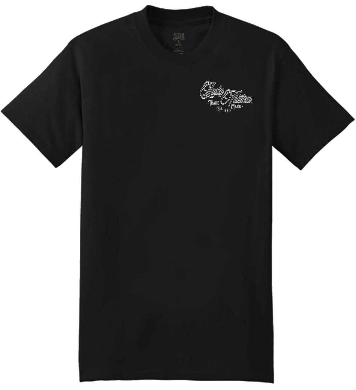 Lucky 13 BOMBER Classic Fit Short Sleeve T-shirt Black – Lucky13apparel