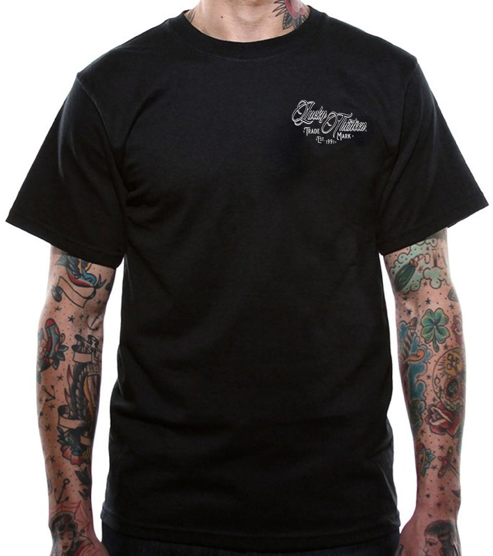 Lucky 13 BOMBER Classic Fit Short Sleeve T-shirt Black – Lucky13apparel