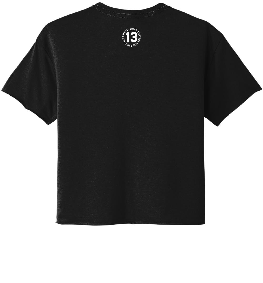 Lucky 13 BORN TO LOSE Crop Tee Black – Lucky13apparel