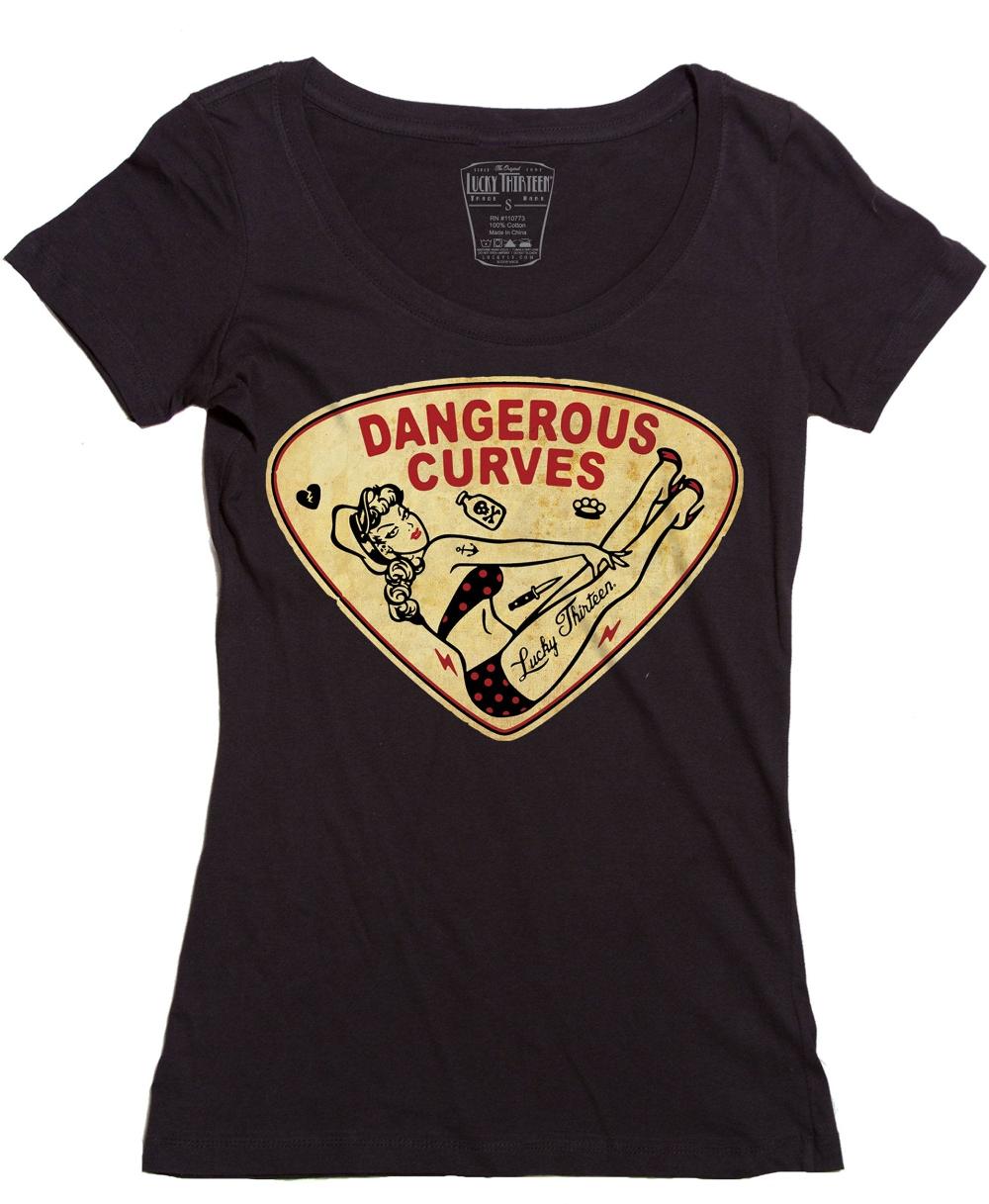 lucky 13 CURVES Women’s Scoop Neck Tee by Lucky 13 Black – Lucky13apparel lucky 13 CURVES Women’s Scoop Neck Tee by Lucky 13 Black – Lucky13apparel