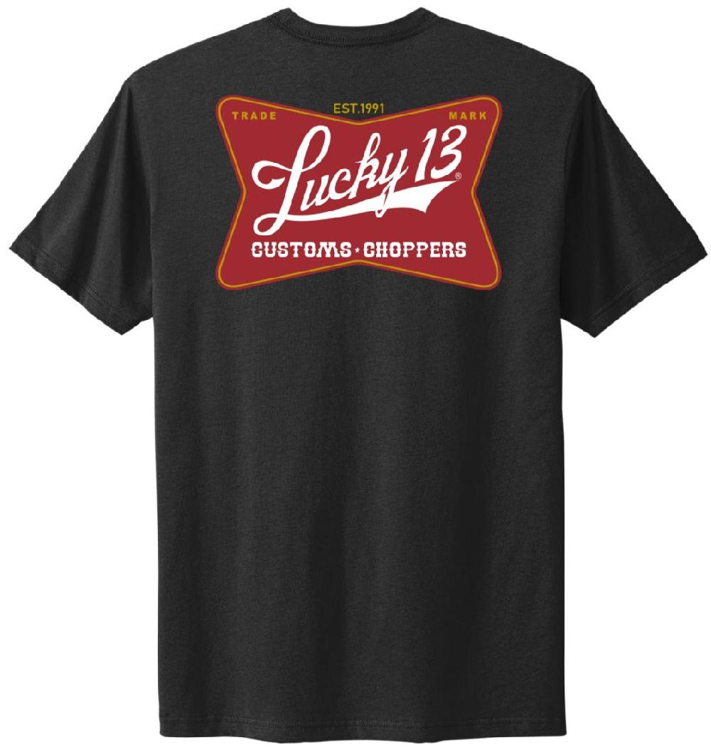 lucky 13 CUSTOM LIFE mens comfort tee Black – Lucky13apparel lucky 13 CUSTOM LIFE mens comfort tee Black – Lucky13apparel